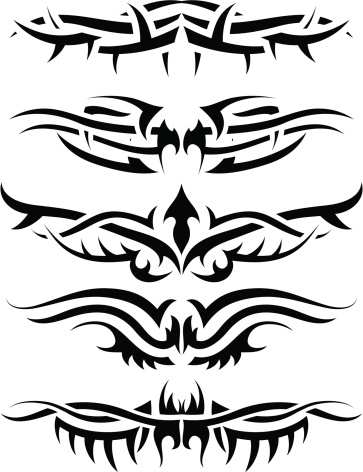 Tattoo Set Stock Illustration - Download Image Now - Bird, Celtic Style ...