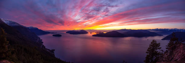 istock Panoramic Canadian Mountain Landscape View 1205618640