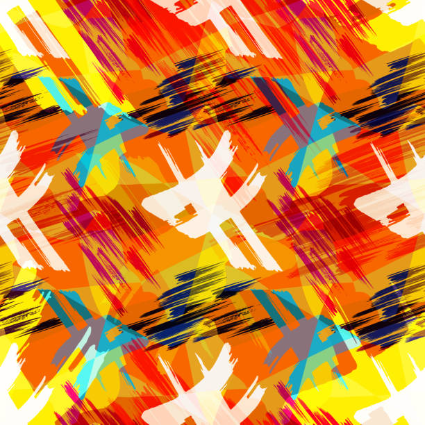 istock color abstract ethnic seamless pattern in graffiti style with elements of urban modern style 1205626208