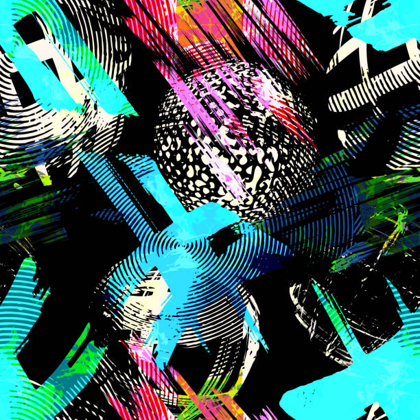 istock color abstract ethnic seamless pattern in graffiti style with elements of urban modern style 1205626304