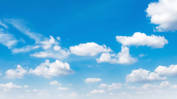 istock panorama blue sky with cloud and sunshine background 1205632268