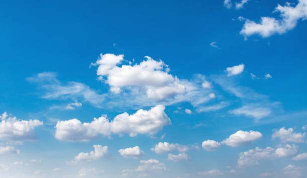 istock panorama blue sky with cloud and sunshine background 1205632306