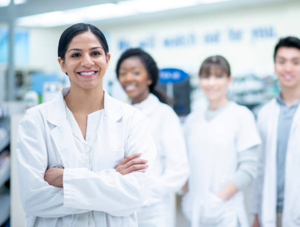 istock Multi-Ethnic Pharmacy Team Portrait stock photo 1205632995