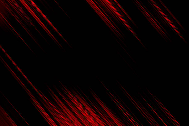 rosso astratto e nero sono motivo chiaro con la sfumatura è il con pavimento parete metallo trama soft tech diagonale sfondo nero scuro elegante pulito moderno. - striped red black diagonal foto e immagini stock