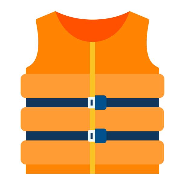 ライフベスト ベクトル アイコン は、フラットに分離 - life belt nautical vessel life jacket buoy点のイラスト素材／クリップアート素材／マンガ素材／アイコン素材