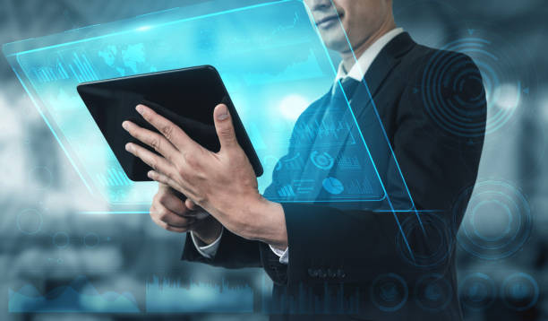 istock Big Data Technology for Business Finance Concept. 1205638555