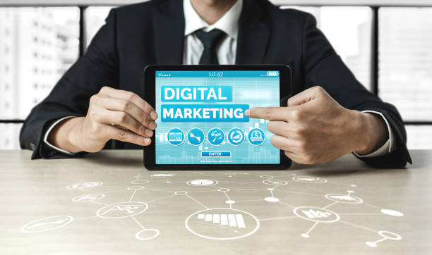 istock Marketing of Digital Technology Business Concept 1205638579