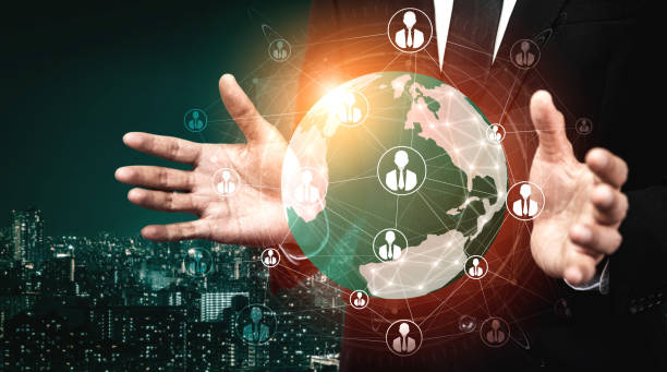 istock People network and global communication concept 1205639221