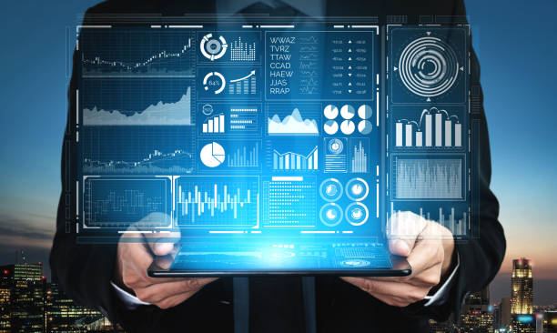 istock Big Data Technology for Business Finance Concept. 1205639250