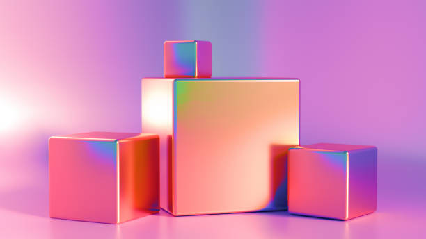 Elegant, beautiful abstract background with elements, studio, pedestal, minimalism. 3d illustration, 3d 

rendering.