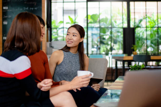 istock Team of young women in a modern co-working office 1205652135