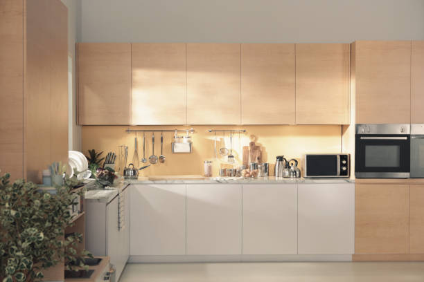 istock many equipments in the kitchen 1205660532