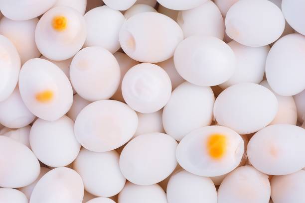 istock Hard boiled eggs - Thai street food. 1205663736