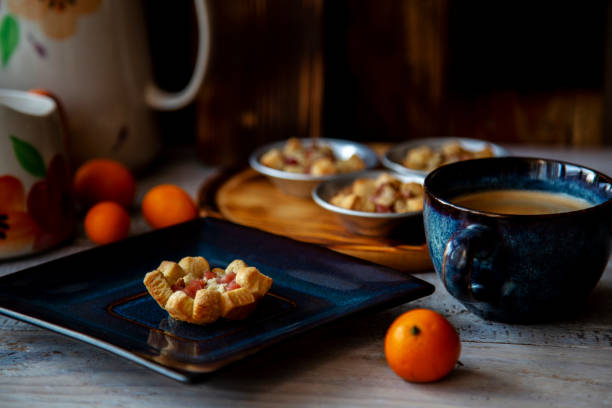 istock homemade savory ham dice tart and coffee 1205674186