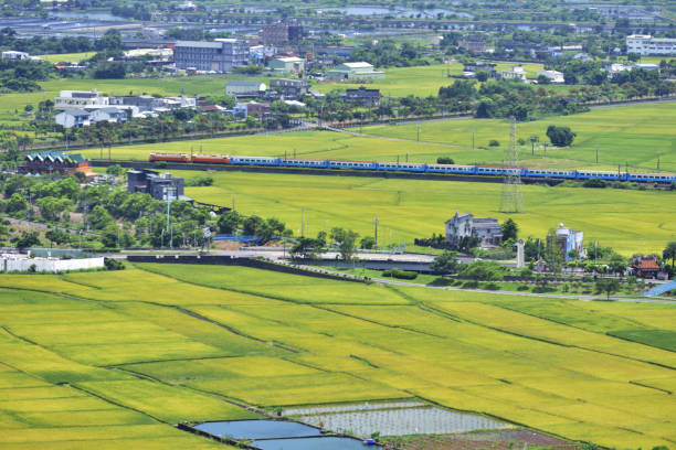 istock bird view of Yilan Plain 1205680866