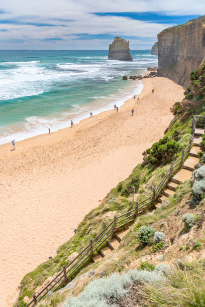 istock Gibson Steps Beach with Twelve Apostles, Great Ocean Road, Victoria, Australia 1205680885