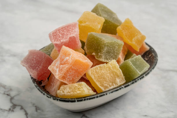 istock colorful turkish delights on a marble table 1205689997