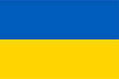 Vektor ukrainische Flagge Design