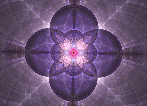 Creative bright mandala. Kaleidoscope abstract sacred geometry. Ethnic fractal artwork. Symmetric stylish graphic design pattern for fabric, textile or paper. Colorful digital creative artwork.