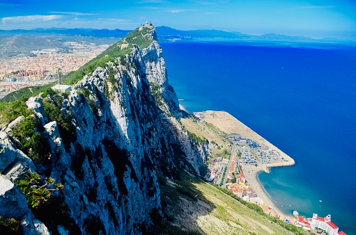 Gibraltar is situated in the south of the Iberian island and is part of the UK.