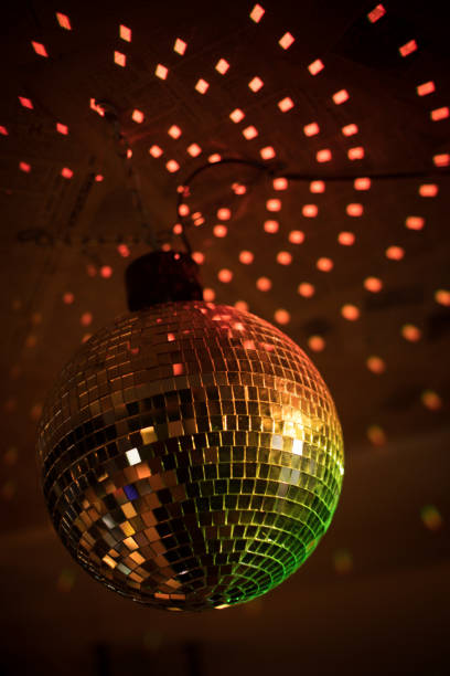 istock Shiny disco ball in a night club 1205704216