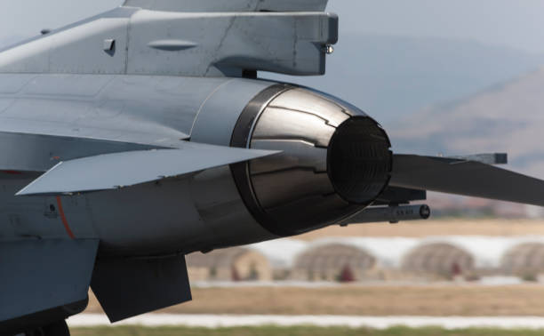istock Jet Engine of F-16 Fighter Jet 1205714677
