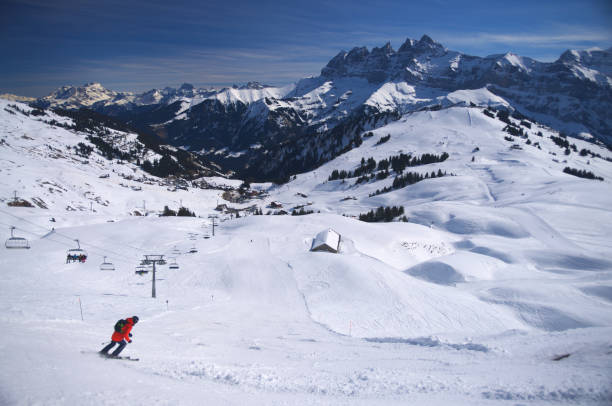 istock Winter alps, ski resort 1205716693