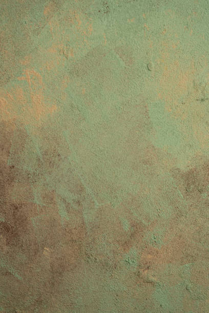 istock green and beige painted wall background 1205716823