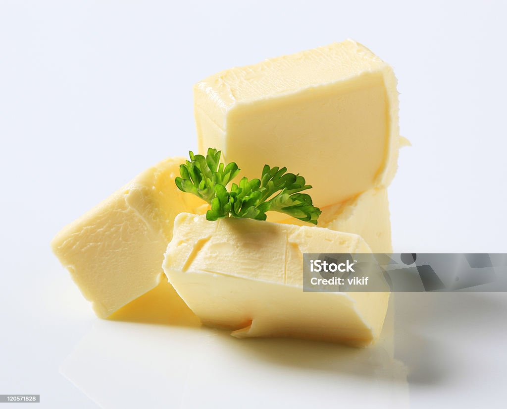 Frischer butter - Lizenzfrei Block - Form Stock-Foto