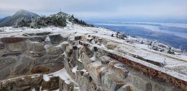Summit of Mount Avery - Maine.