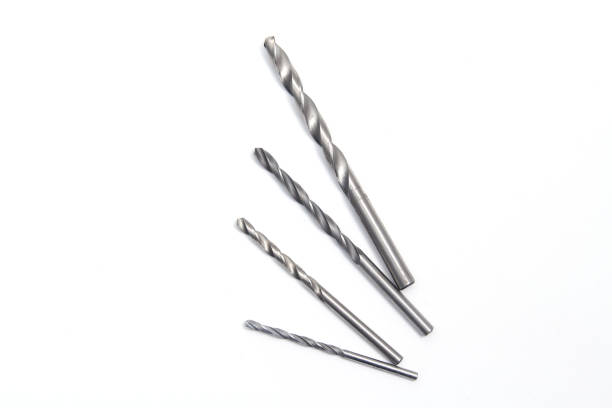 istock Drills isolated on a white background. The concept of renovation and construction 1205727784