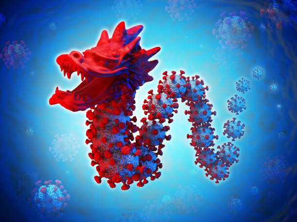 istock coronavirus, dragon, pandemic, mutation, China, 3D rendering, 3D illustration 1205729733
