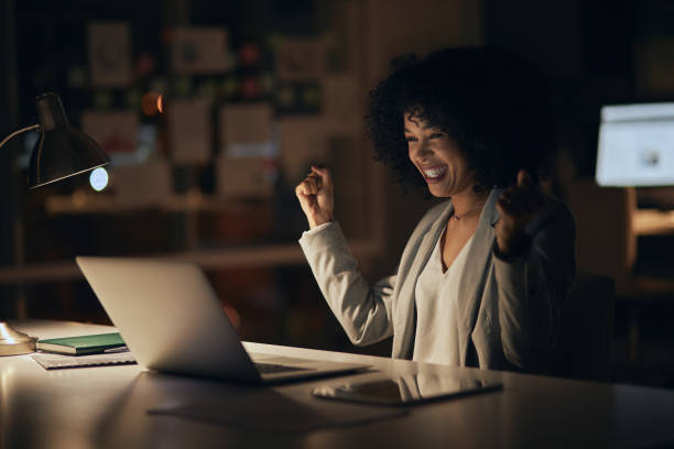 istock Nothing feels better than meeting your deadline! 1205735451