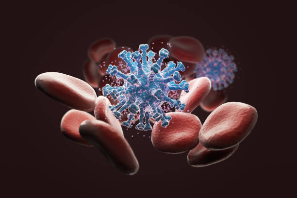 istock COVID-19 in blood cells 1205737202