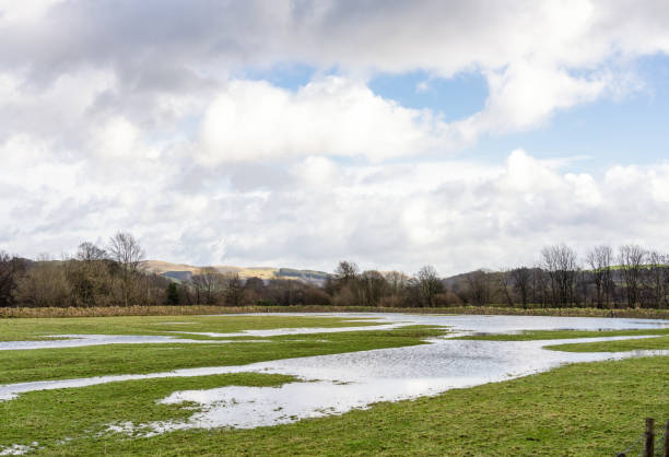 istock Flooded Scottish field 1205741860