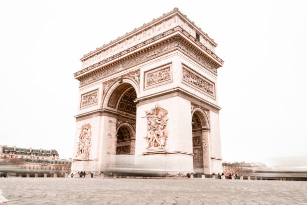 istock Arch of triumph in Paris 1205746785
