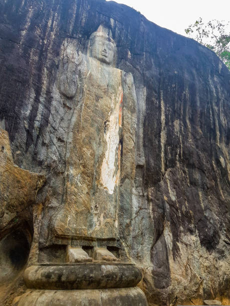 istock Carved Buddha in Buduruwagala, Sri Lanka 1205748319
