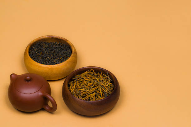 istock Clay teapot with chinese tea 1205751975
