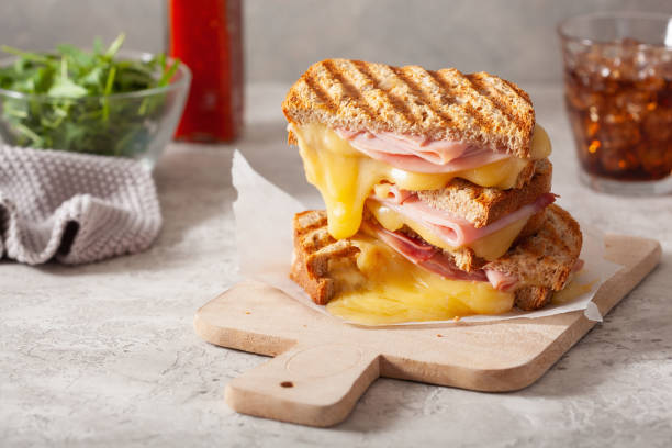 istock grilled ham and cheese sandwich 1205756108