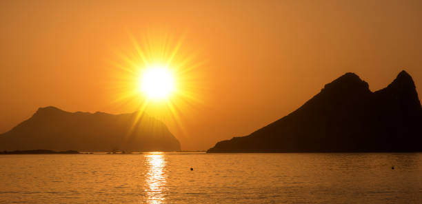 istock Sunrise on a beach in Aguilas, Murcia 1205761756
