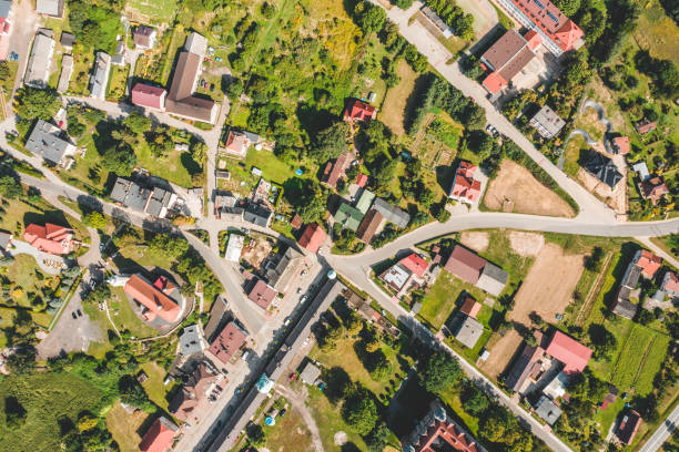 istock Aerial view of Polska Cerekiew 1205765731