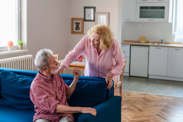 istock Mature Couple In Quarrel. 1205769978