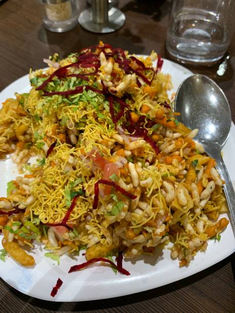istock Bhel puri vegetarian chaat 1205771086