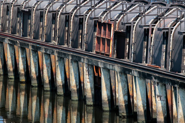 istock Floodgate at a hydroelectrical power station 1205776206