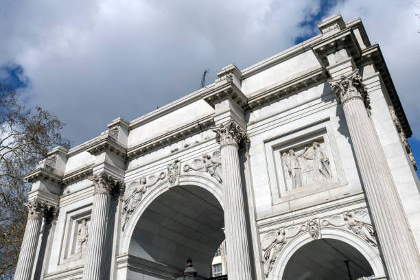 istock Marble Arch in London 1205778947