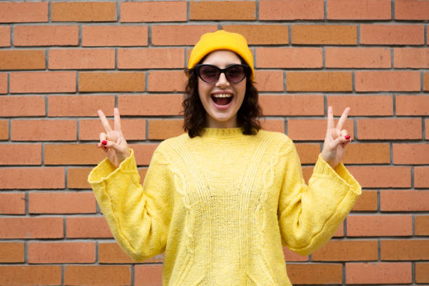istock Happy cool girl 1205780633