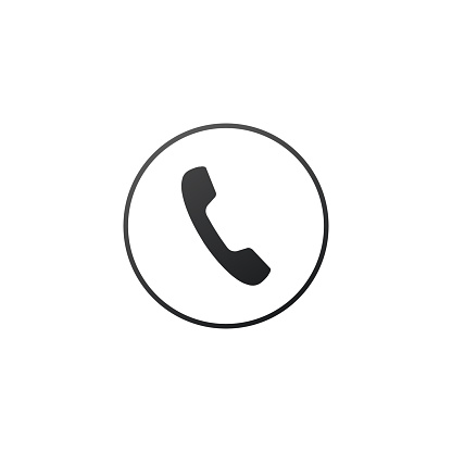 ไอคอน โทรศัพท์ ไอคอน โทรศัพท์มือถือ เป็นวงกลม สัญลักษณ์โทรศัพท์ สําหรับการออกแบบโลโก้ Ui ของ ภาพประกอบสต็อก - ดาวน์โหลดรูปภาพตอนนี้ - Istock