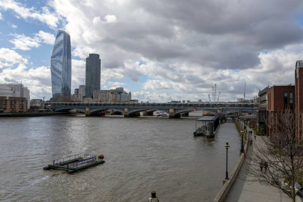 istock Thames riverbank in London 1205783609