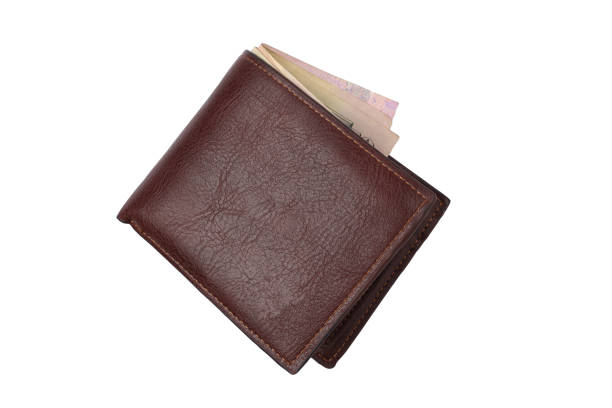 istock wallet isolated on white background,with clipping path