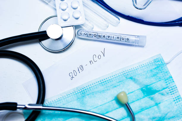 istock test tube with the virus coronavirus. 1205787584